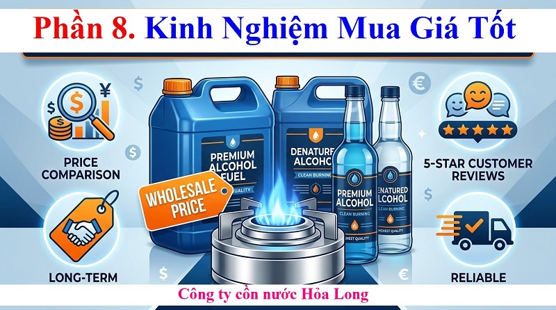 Mua Cồn Nước Cho Bếp Cồn Ở Đâu Uy Tín? Kinh Nghiệm Chọn Đúng Loại An Toàn, Giá Tốt